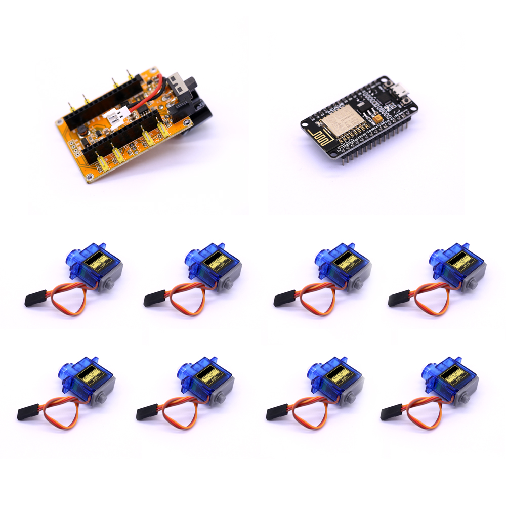 Esp8266 Nodemcu Board - Arduino、esp8266 diy、nodemcu拡張ボード8サーボモーター用のバイオニッククワッドスパイダーロボットキット