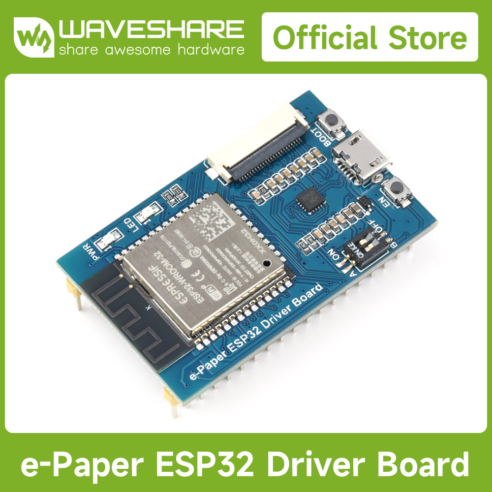 Display Epaper 2.9 - Waveshare ESP32 Epaper ドライバーボード Waveshare SPI