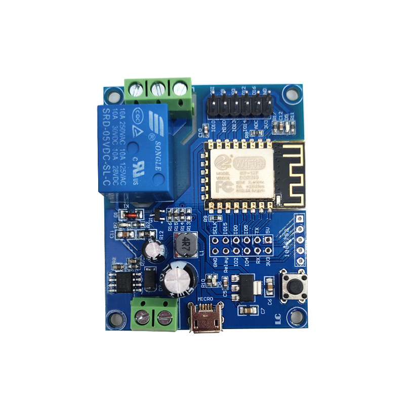 ESP8266 Wi-Fi対応シングルチャンネルリレーモジュ - Relay 8 Channel Board のレビューと価格
