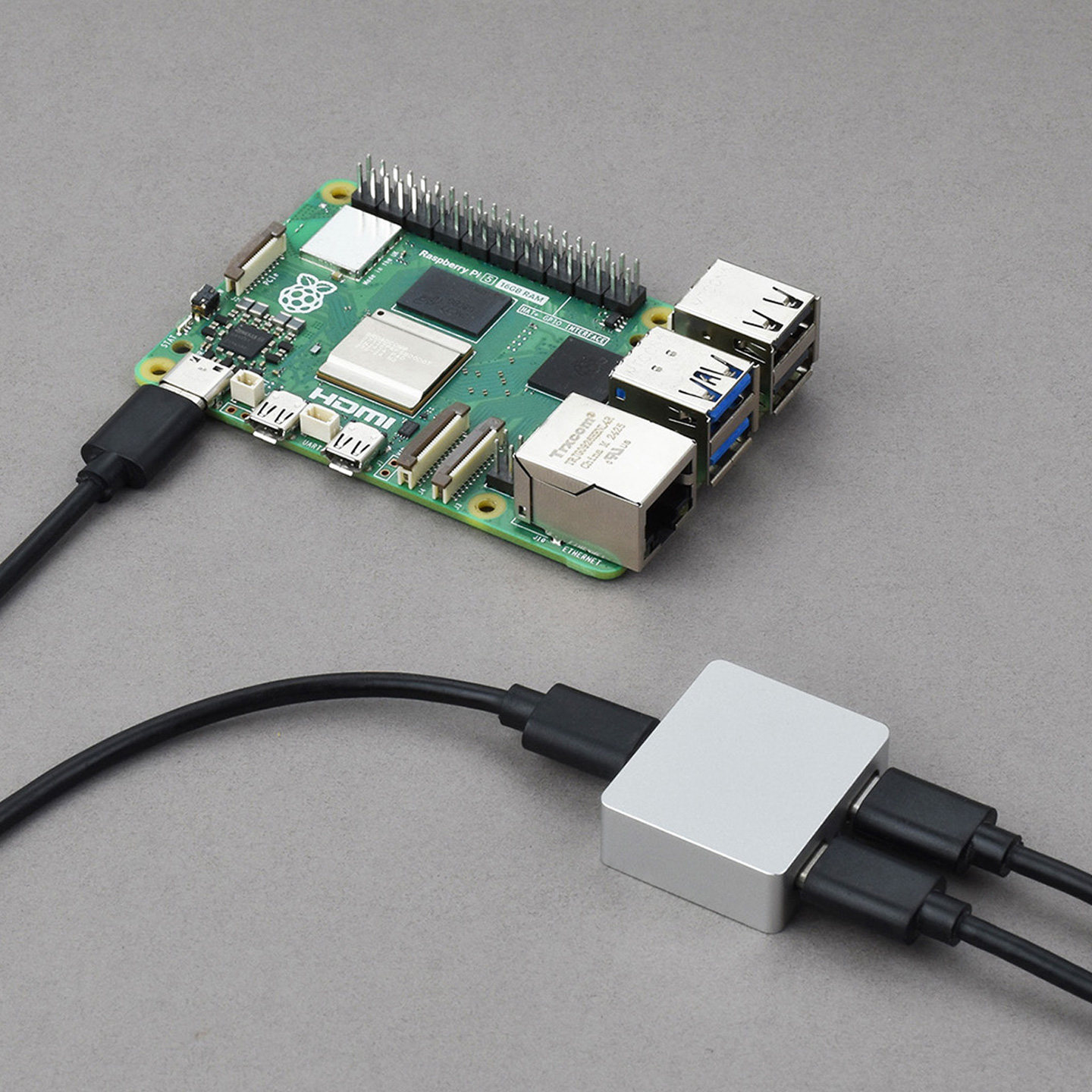 USB-C電源データスプリッター 5V電力注入 バックフィー - Home Automation Raspberry Pi のレビューと価格