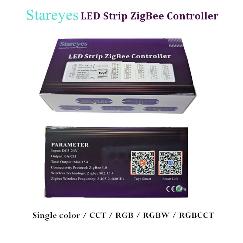 スマートLEDストリップライト,1色RGB CCT,RGBW - Zigbee Coordinator Stick のレビューと価格